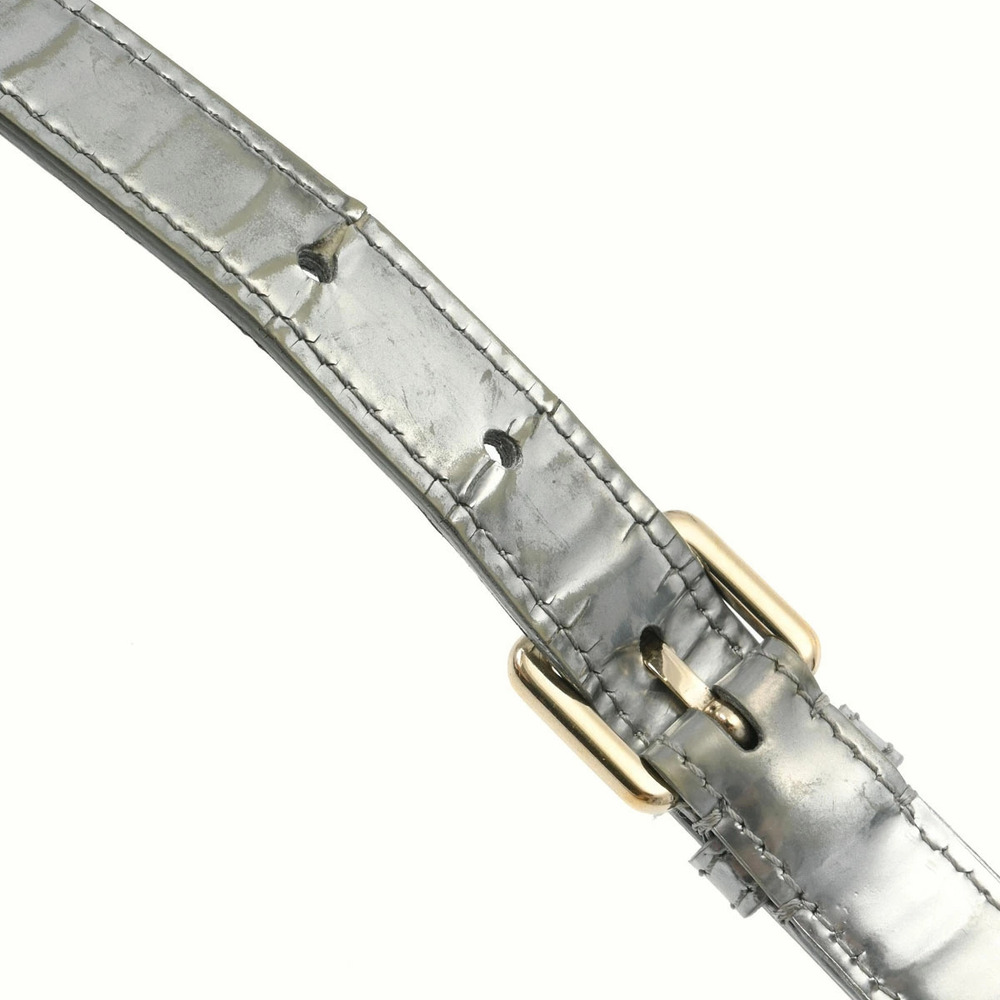 CHRISTIAN DIOR Diorama Chain Shoulder Bag Silver Leather - Picture 5 of 9